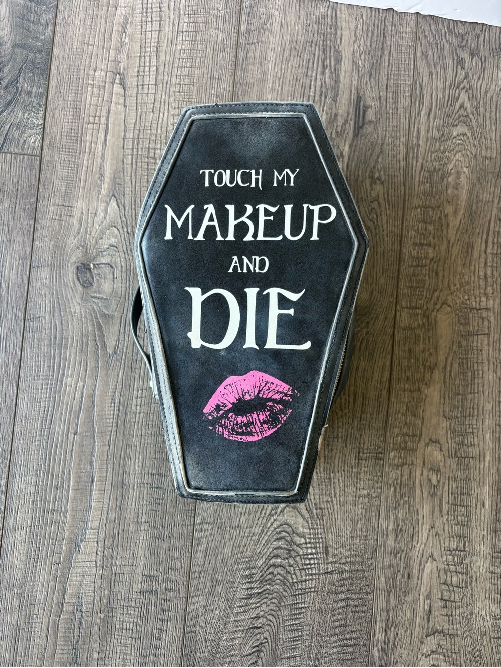 Current Mood coffin shaped make-up bag
